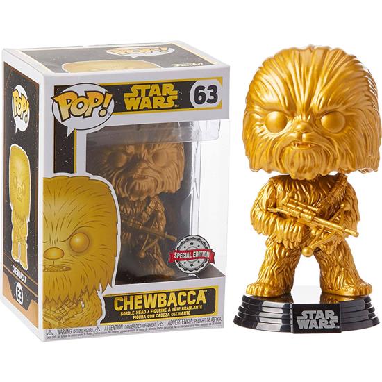 Star Wars: Chewbacca Gold Exclusive POP! Bobble-Head (#63)