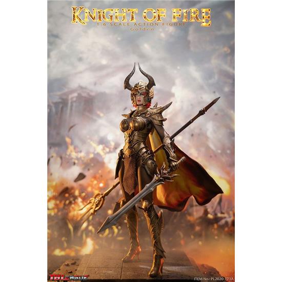 Diverse: Knight of Fire Action Figure Golden Edition