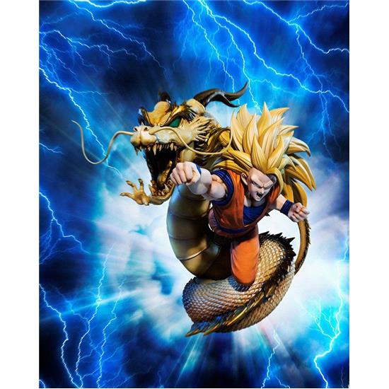 Dragon Ball: Super Saiyan 3 Son Goku PVC Statue (Extra Battle) 21 cm