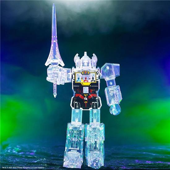 Transformers: Super Cyborg Cyborg Megazord (Clear) Action Figure 28 cm