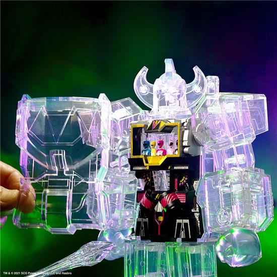Transformers: Super Cyborg Cyborg Megazord (Clear) Action Figure 28 cm