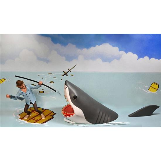 Jaws - Dødens Gab: Jaws & Quint Action Figures Toony Terrors 2-Pack 15 cm