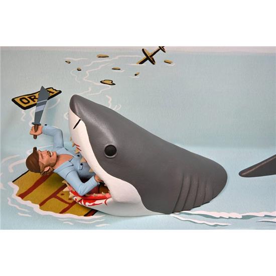 Jaws - Dødens Gab: Jaws & Quint Action Figures Toony Terrors 2-Pack 15 cm