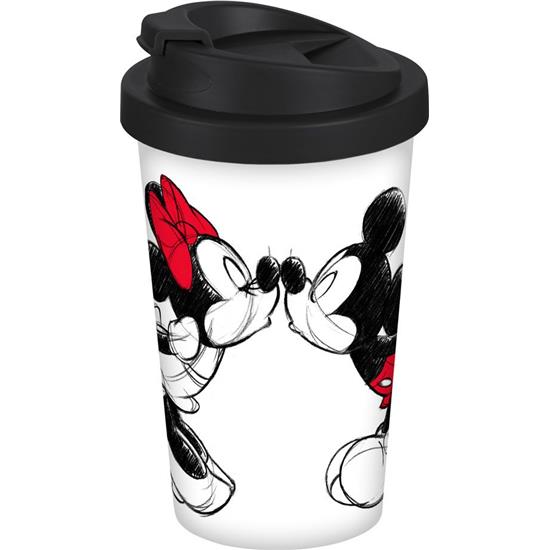 Disney: Mickey og Minnie Kysse Krus Travel Mug