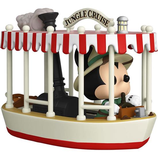 Disney: Skipper Mickey w/Boat (Jungle Cruise) POP! Rides Vinyl Figur 15 cm