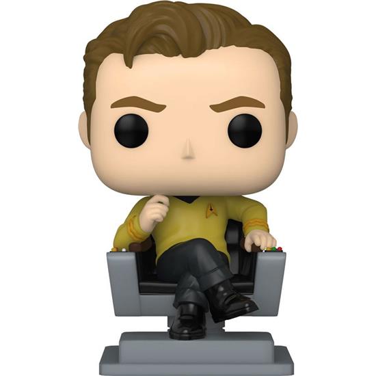 Star Trek: Captain Kirk in Chair POP! TV Vinyl Figur (#1136)