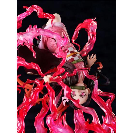 Manga & Anime: Demon Slayer: Nezuko Kamado Exploding Blood Statue 1/8 20 cm