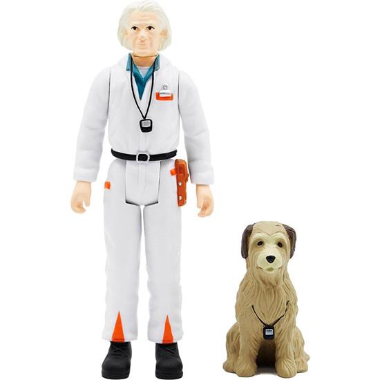 Back To The Future: Doc Brown with Einstein ReAction Action Figure 10 cm
