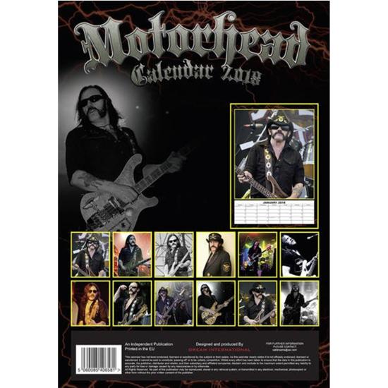 Motörhead: Motörhead 2018 Kalender (A3)