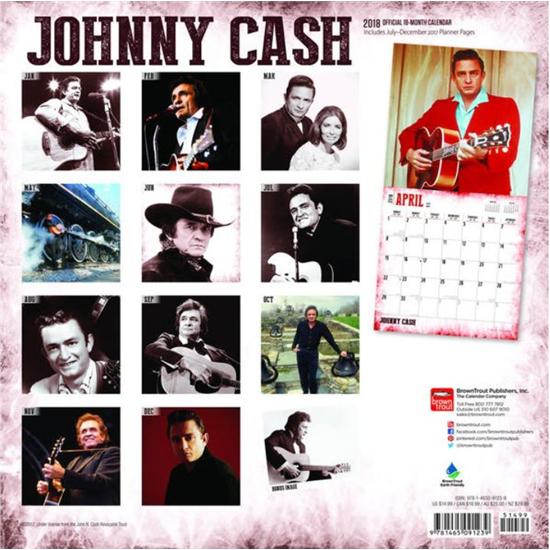 Johnny Cash: Johnny Cash 2018 Kalender