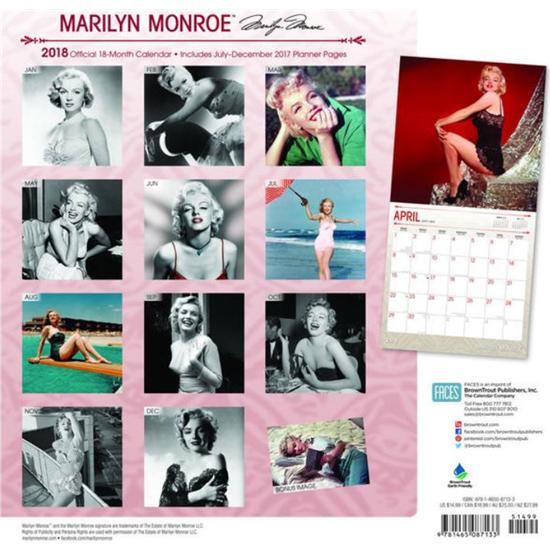 Marilyn Monroe: Marilyn Monroe 2018 Kalender