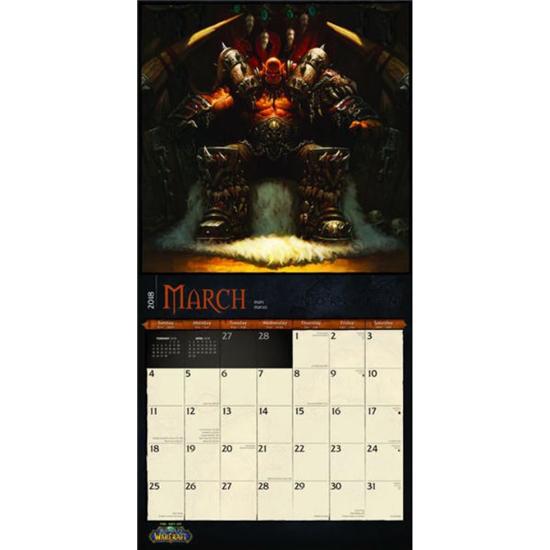 World Of Warcraft: World of Warcraft 2018 Kalender