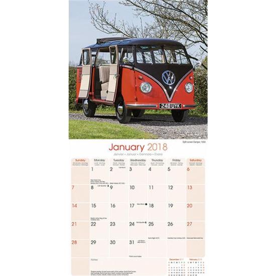 VW: VW Campers 2018 Kalender