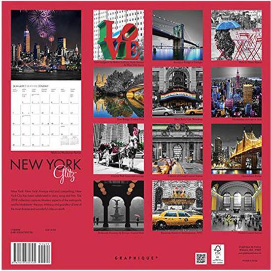 Byer og Bygninger: New York Glitz 2018 Kalender