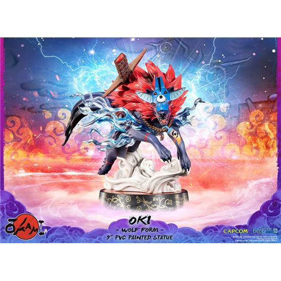 Okami: Oki (Wolf Form) PVC Statue 21 cm