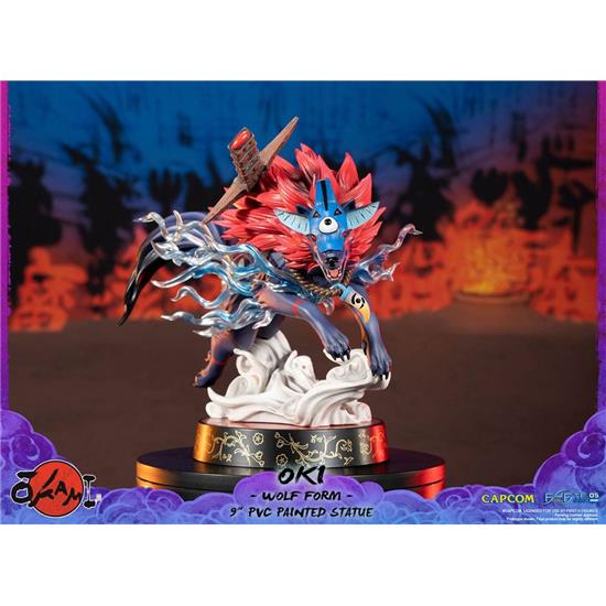 Okami: Oki (Wolf Form) PVC Statue 21 cm