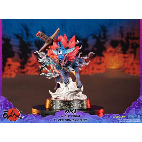 Okami: Oki (Wolf Form) PVC Statue 21 cm