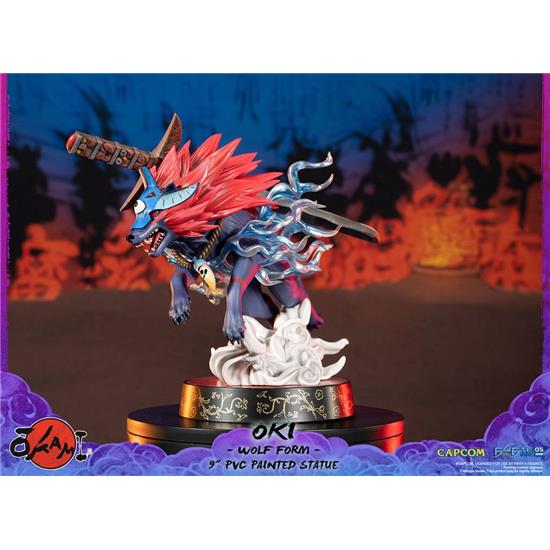 Okami: Oki (Wolf Form) PVC Statue 21 cm