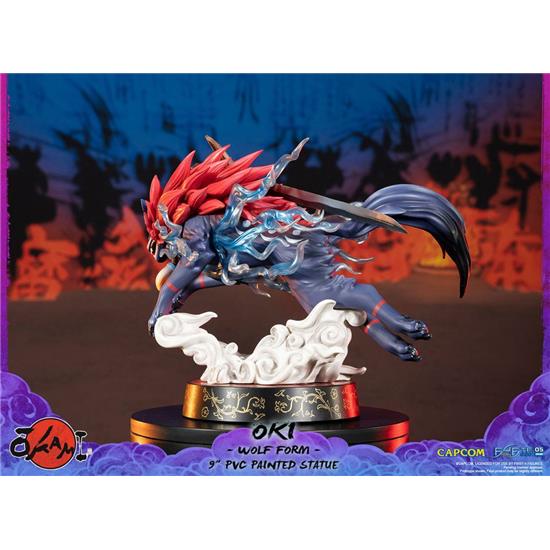 Okami: Oki (Wolf Form) PVC Statue 21 cm