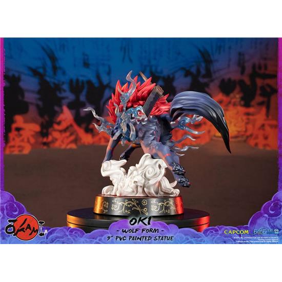 Okami: Oki (Wolf Form) PVC Statue 21 cm