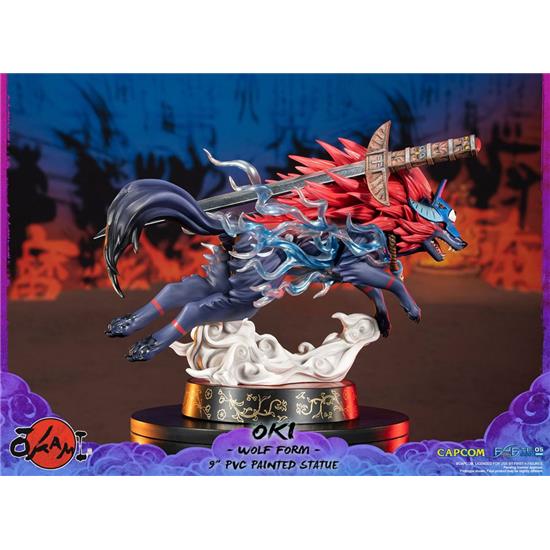 Okami: Oki (Wolf Form) PVC Statue 21 cm