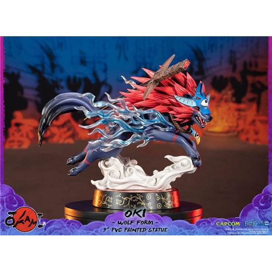 Okami: Oki (Wolf Form) PVC Statue 21 cm