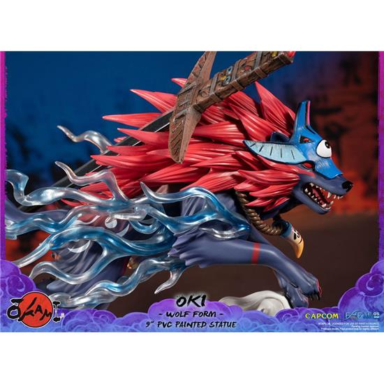 Okami: Oki (Wolf Form) PVC Statue 21 cm