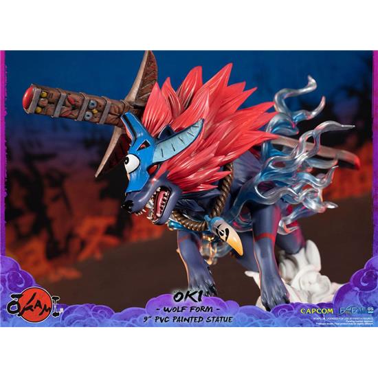 Okami: Oki (Wolf Form) PVC Statue 21 cm