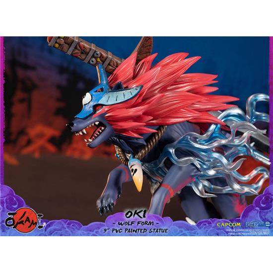 Okami: Oki (Wolf Form) PVC Statue 21 cm