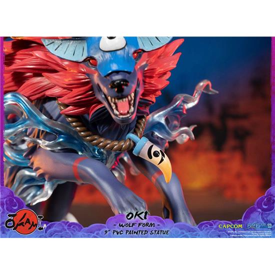 Okami: Oki (Wolf Form) PVC Statue 21 cm