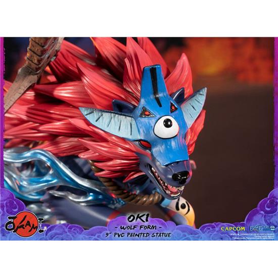 Okami: Oki (Wolf Form) PVC Statue 21 cm