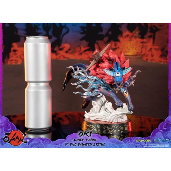 Okami: Oki (Wolf Form) PVC Statue 21 cm