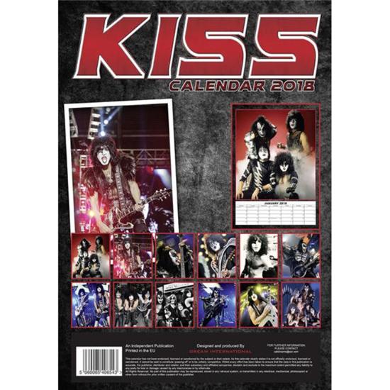 Kiss: Kiss 2018 Kalender (A3)