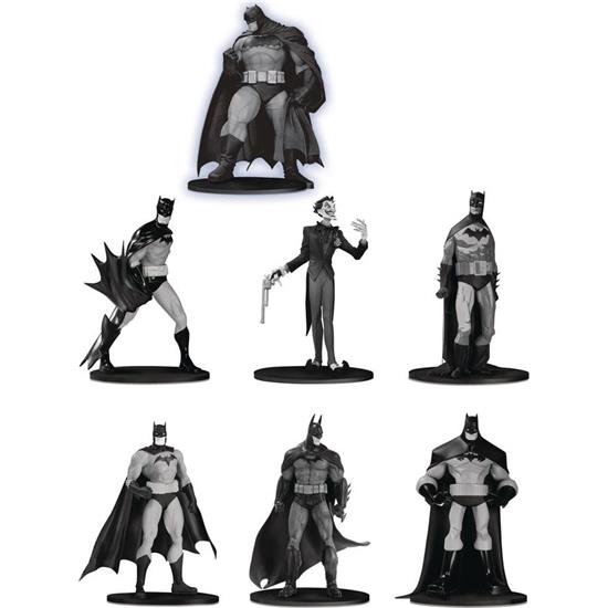 Batman: 7-Pack Box Set #3 Black & White PVC Minifigure 10 cm