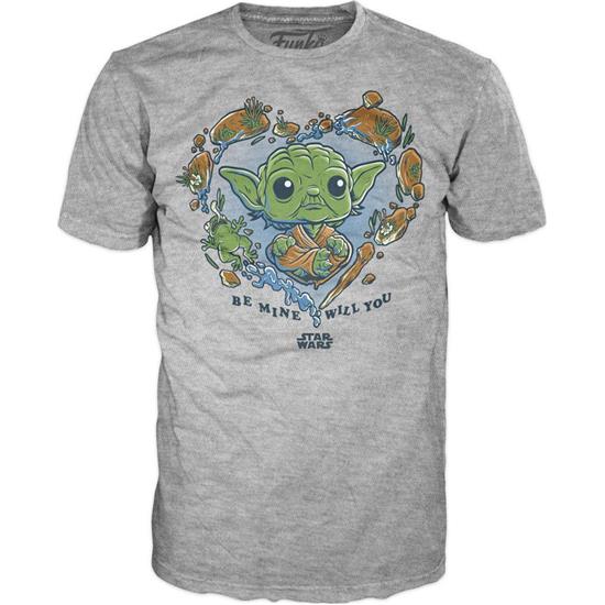 Star Wars: Be Mine Yoda Loose POP! Tees T-Shirt 