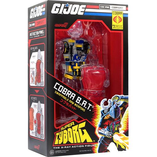 GI Joe: Super Cyborg Cobra B.A.T. (Clear) Action Figure 28 cm
