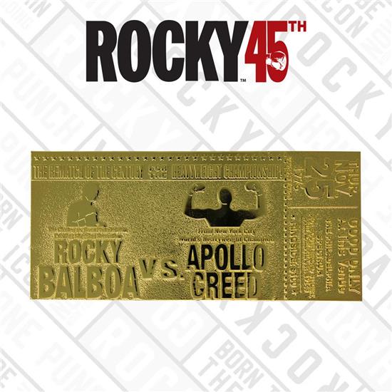 Rocky: Superfight II Ticket (gold plated) Replica