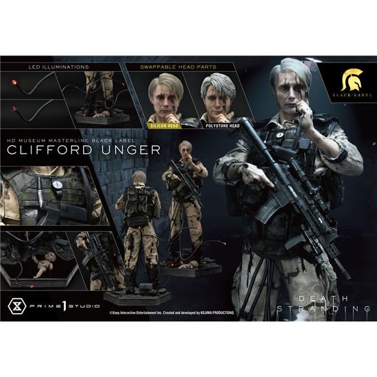 Death Stranding: Clifford Unger Black Label Statue 1/2 103 cm