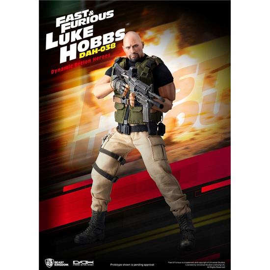 Fast & Furious: Luke Hobbs Dynamic 8ction Heroes Action Figure 1/9 21 cm