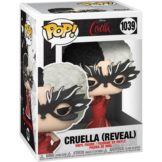 Cruella: Cruella (Reveal) POP! Disney Vinyl Figur (#1039)
