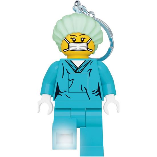 Lego: Lego Sygeplejer Nøglering med Lys 6 cm