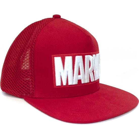 Marvel: Rød Marvel Logo Cap 
