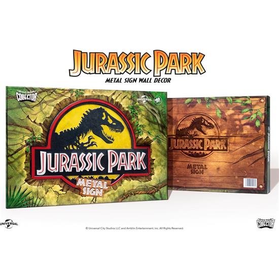 Jurassic Park & World: Logo Metal Skilt