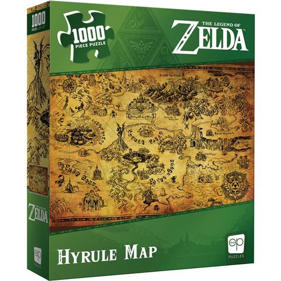 Zelda: Hyrule Map Puslespil (1000 pieces)