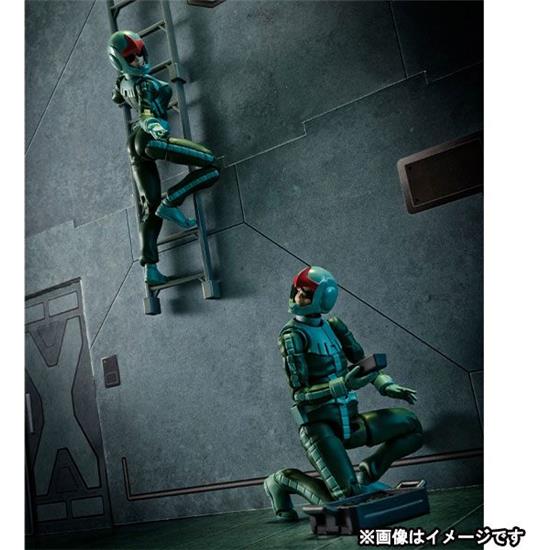 Manga & Anime: Principality of Zeon Army Soldier 04 Normal Suit Mobile Suit Action Figure 10 cm