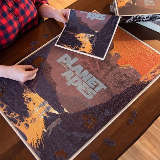 Planet of the Apes: Mount Rushmore Puslespil (1000 pieces)