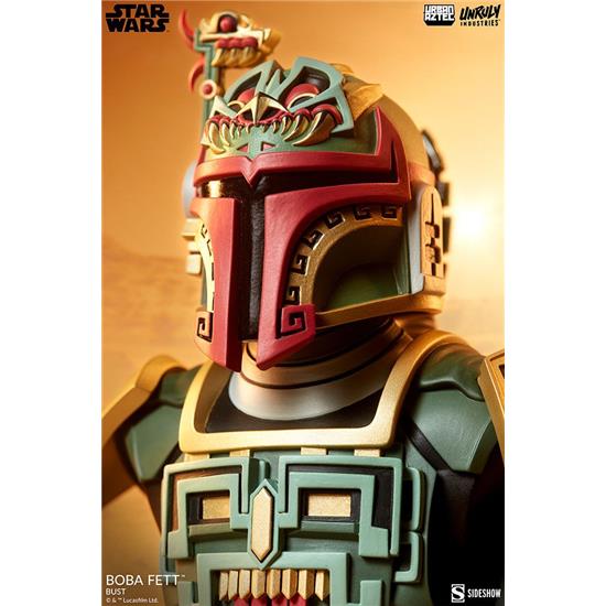 Star Wars: Boba Fett Vinyl Bust by Jesse Hernandez 20 cm