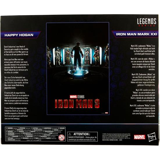 Marvel: Happy Hogan & Iron Man (Iron Man 3) The Infinity Saga Marvel Legends Action Figure 2-Pack 15 cm