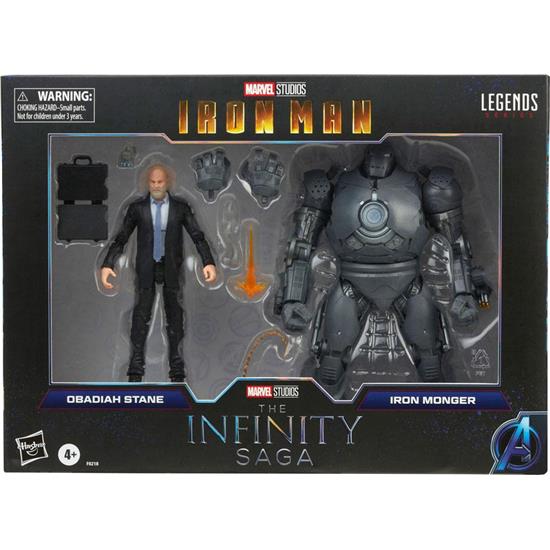 Marvel: Obadiah Stane & Iron Monger (Iron Man) The Infinity Saga Marvel Legends Action Figures 15 cm
