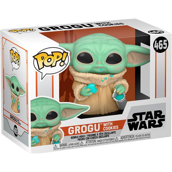 Star Wars: Grogu The Child with Cookie POP TV Figur (#465)